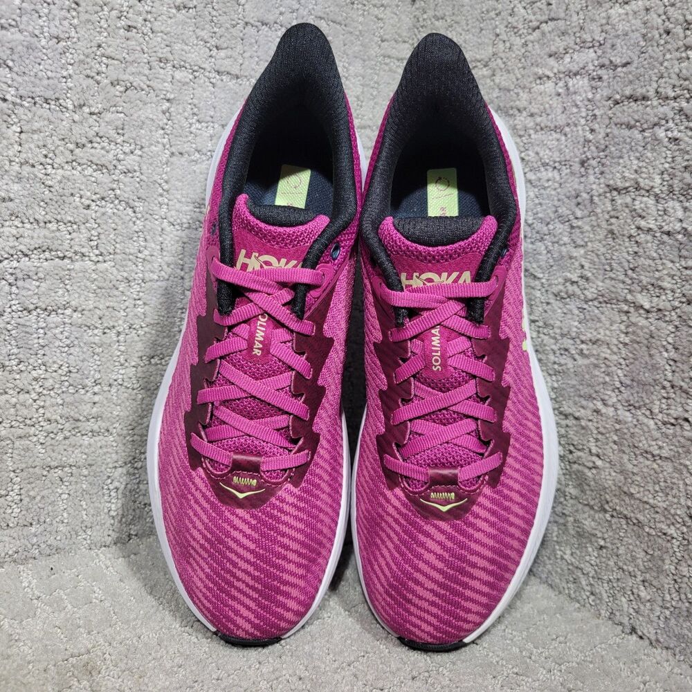 Hoka One One Solimar Women's Size 8.5B Festival Fuchsia/ Butterfly Running Shoes